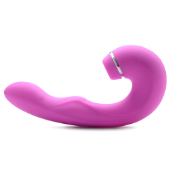 Shegasm 10X Tapping G-Spot Vibrator with Suction - Pink
