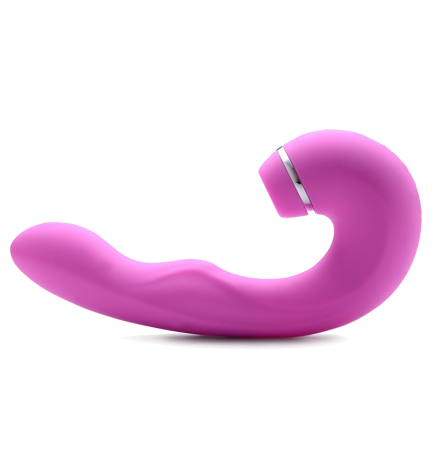 Shegasm 10X Tapping G-Spot Vibrator with Suction - Pink