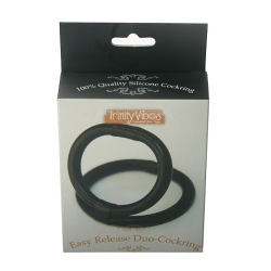 Easy Release Silicone Duo Cock Ring