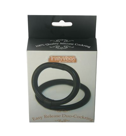 Easy Release Silicone Duo Cock Ring