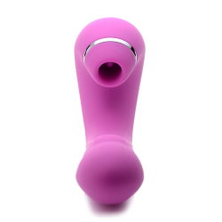 Shegasm 10X Tapping G-Spot Vibrator with Suction - Pink