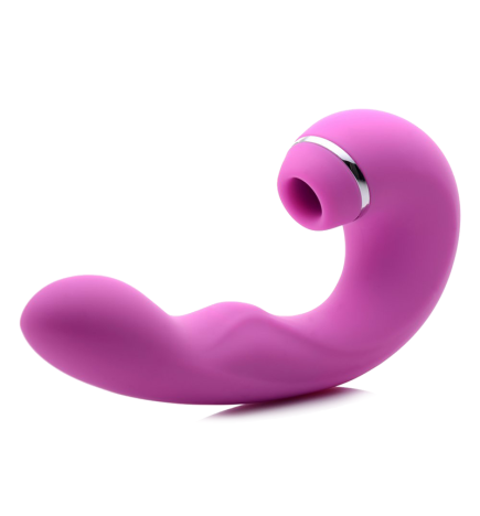 Shegasm 10X Tapping G-Spot Vibrator with Suction - Pink
