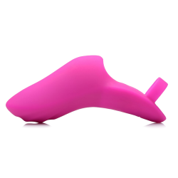 7X Finger Bang Her Pro Silicone Vibrator - Pink