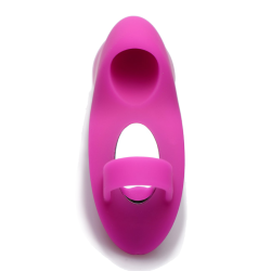 7X Finger Bang Her Pro Silicone Vibrator - Pink