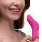 7X Finger Bang Her Pro Silicone Vibrator - Pink