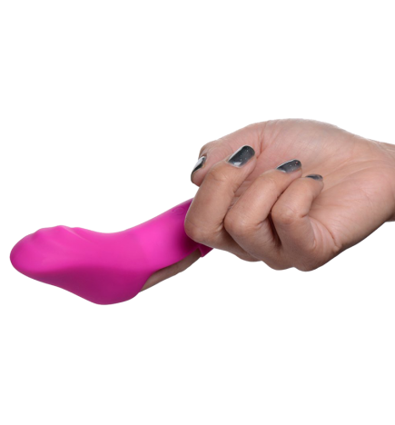 7X Finger Bang Her Pro Silicone Vibrator - Pink
