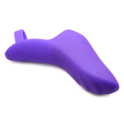7X Finger Bang Her Pro Silicone Vibrator - Purple