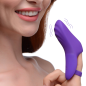 7X Finger Bang Her Pro Silicone Vibrator - Purple