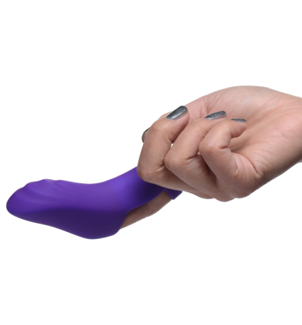 7X Finger Bang Her Pro Silicone Vibrator - Purple