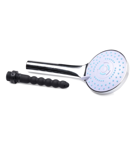 Shower Head with Silicone Enema Nozzle