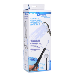 Shower Head with Silicone Enema Nozzle