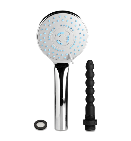 Shower Head with Silicone Enema Nozzle