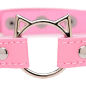 Kinky Kitty Ring Slim Choker - Pink