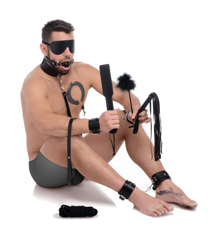 Deluxe 10 Piece Bondage Set