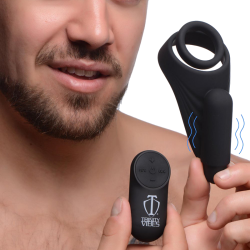 7X Silicone C-Ring with Vibrating Taint Stimulator