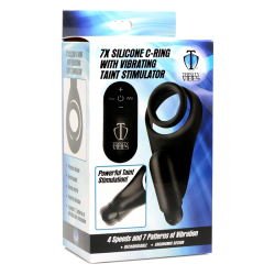 7X Silicone C-Ring with Vibrating Taint Stimulator