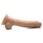 8 Inch Silexpan Hypoallergenic Silicone Vibrating Dildo - Light
