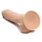 8 Inch Silexpan Hypoallergenic Silicone Vibrating Dildo - Medium