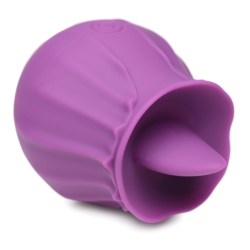 Bloomgasm Wild Violet 10X Silicone Clit Licking Stimulator