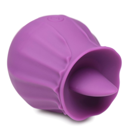 Bloomgasm Wild Violet 10X Silicone Clit Licking Stimulator