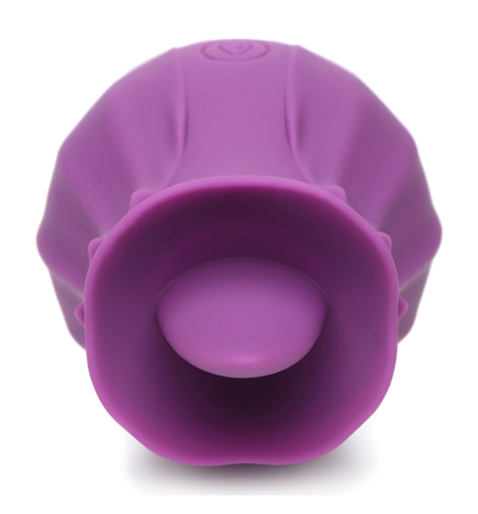 Bloomgasm Wild Violet 10X Silicone Clit Licking Stimulator