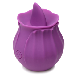Bloomgasm Wild Violet 10X Silicone Clit Licking Stimulator