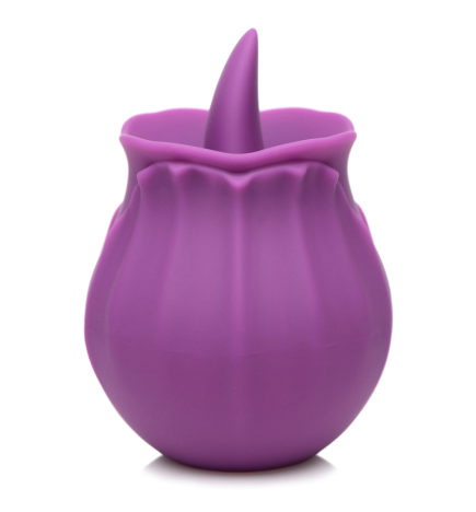 Bloomgasm Wild Violet 10X Silicone Clit Licking Stimulator