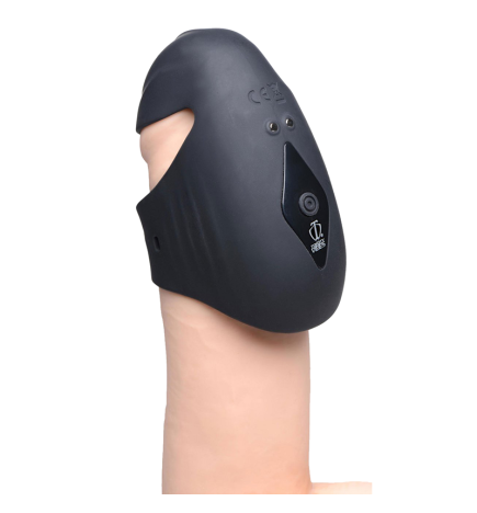 8X Vibrating Silicone Penis Head Stimulator