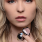 Authentic Rose Quartz Gemstone Heart Anal Plug