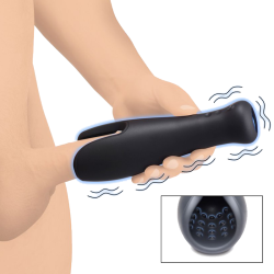 10X Vibrating Silicone Stroker
