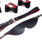 Black and Red Bow Bondage Set with Carry Case