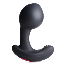 10X Inflatable and Vibrating Silicone Prostate Plug