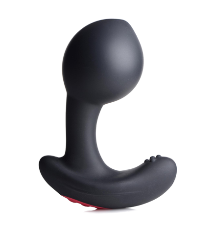 10X Inflatable and Vibrating Silicone Prostate Plug