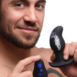 8X Volt Drop Vibrating and E-Stim Silicone Prostate Massager