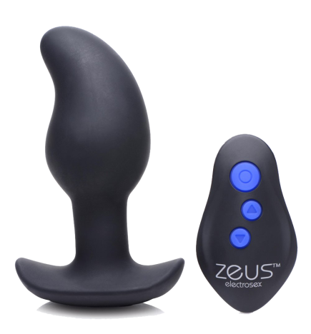 8X Volt Drop Vibrating and E-Stim Silicone Prostate Massager