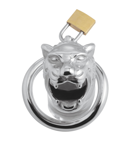 Tiger King Locking Chastity Cage