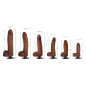 Jock Medium Vibrating Dildo with Balls (6 Sizes)