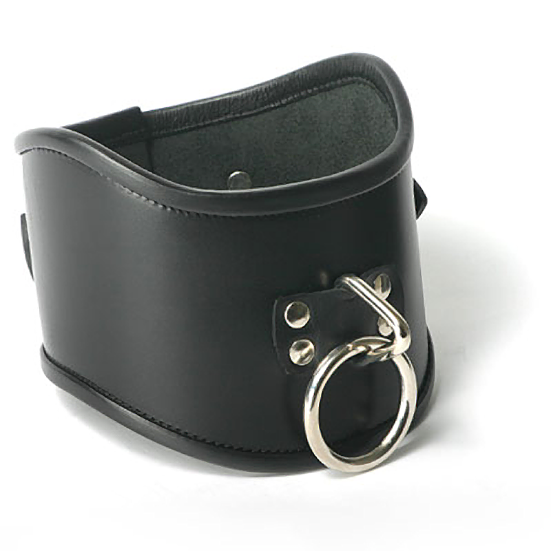 Strict Leather Locking Posture Collar