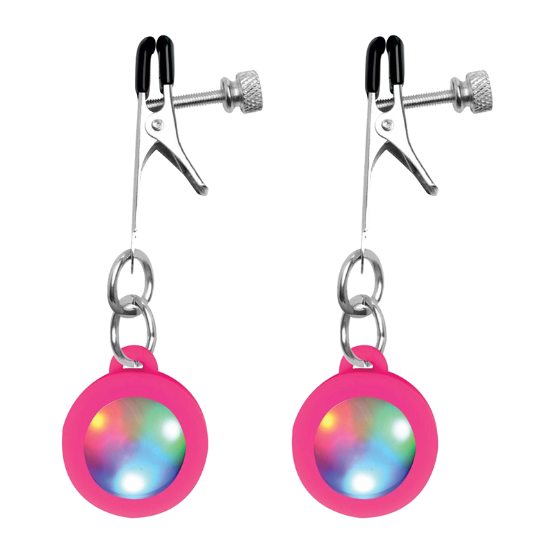 Silicone Light Up Nipple Clamps Silicone Light Up Nipple Clamps