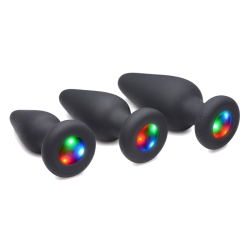 Light Up Silicone Anal Plug
