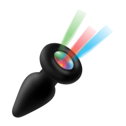 Light Up Silicone Anal Plug