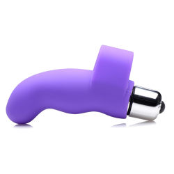 G-Thrill Silicone Finger Vibe (Purple)
