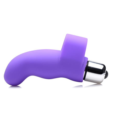 G-Thrill Silicone Finger Vibe (Purple)