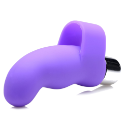 G-Thrill Silicone Finger Vibe (Purple)