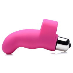 G-Thrill Silicone Finger Vibe (Magenta)