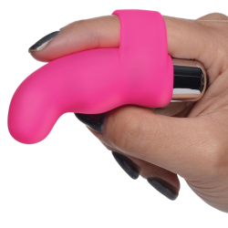 G-Thrill Silicone Finger Vibe (Magenta)