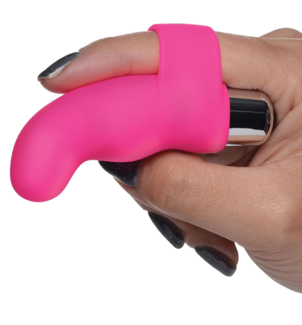 G-Thrill Silicone Finger Vibe (Magenta)