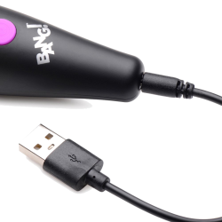 10X Ultra Powerful Silicone Mini Wand (Purple)