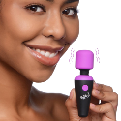 10X Ultra Powerful Silicone Mini Wand (Purple)