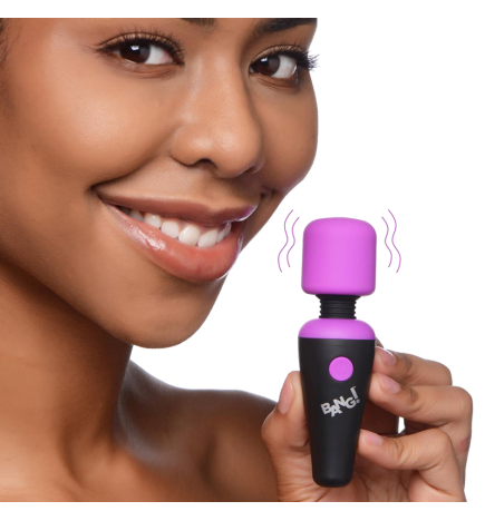 10X Ultra Powerful Silicone Mini Wand (Purple)